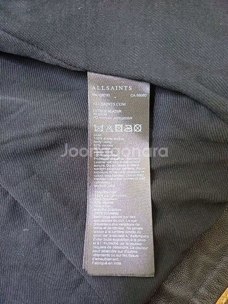 여성 올세인츠 가죽 쟈켓(새상품)--4