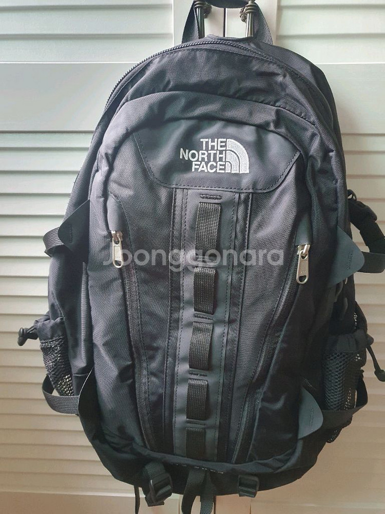 노스페이스 검정색 백팩--0
