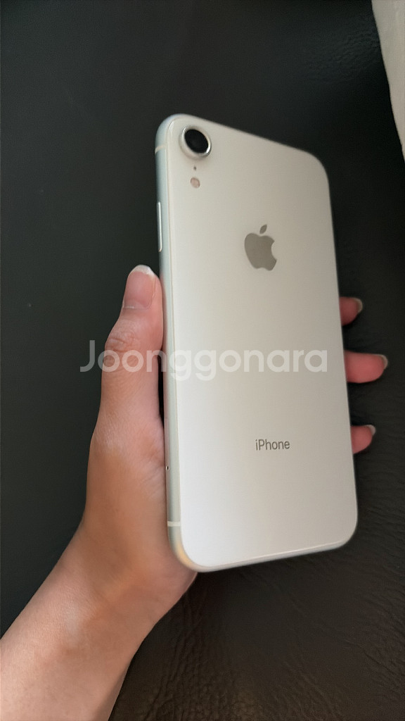 아이폰 xr 화이트 64gb--14