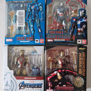 반다이 shf 아이언맨 마크85,마크3 블루스텔스