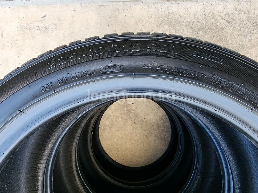 금호 윈터타이어 225 45 18 4본, 스노우타이어--3