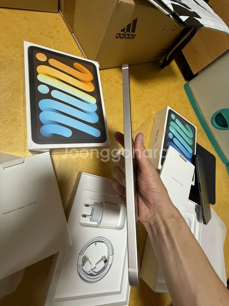 아이패드 미니6 256셀룰러 스타라이트 리퍼미사용--4