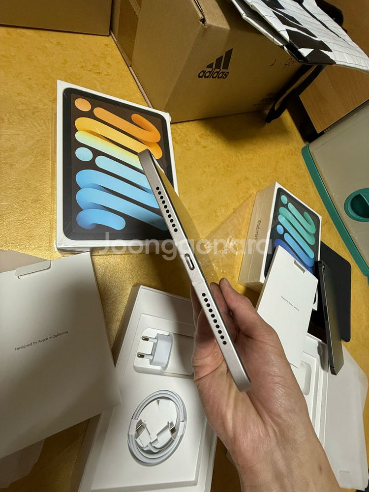 아이패드 미니6 256셀룰러 스타라이트 리퍼미사용--5