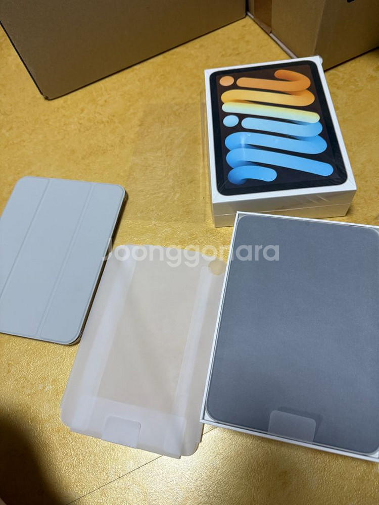 아이패드 미니6 256셀룰러 스타라이트 리퍼미사용--6