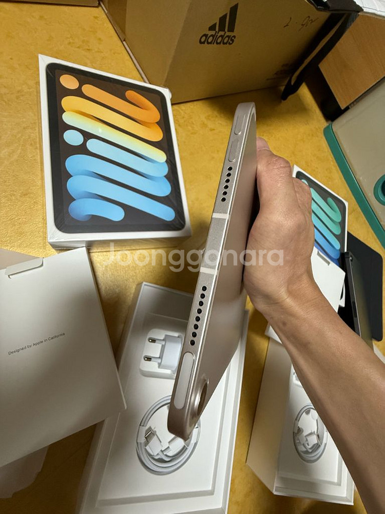 아이패드 미니6 256셀룰러 스타라이트 리퍼미사용--3