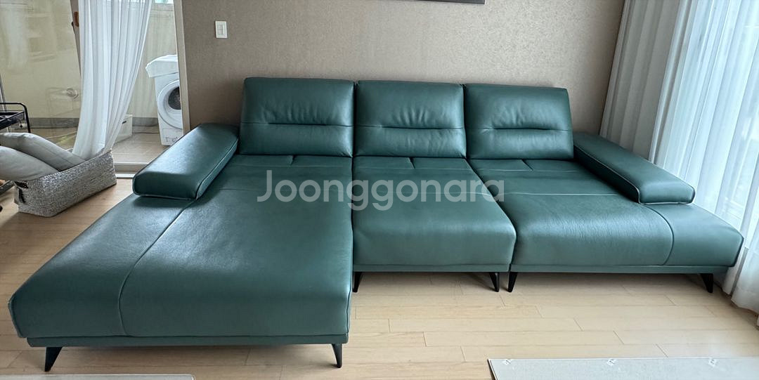 현대리바트 데인소파4인 카우치형 베드형소파--0