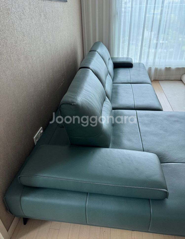 현대리바트 데인소파4인 카우치형 베드형소파--4