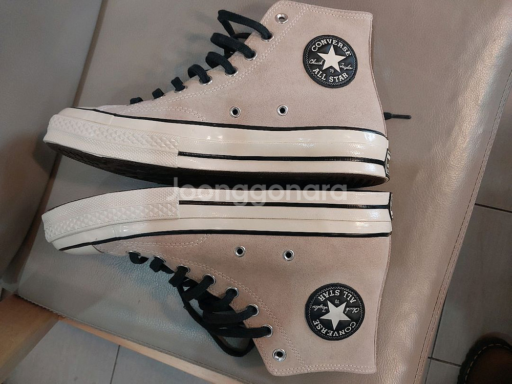 컨버스 척 70 하이 스웨이드 실트 레드 260mm--3