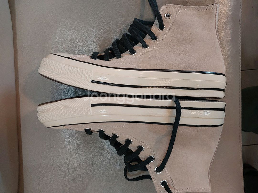 컨버스 척 70 하이 스웨이드 실트 레드 260mm--4