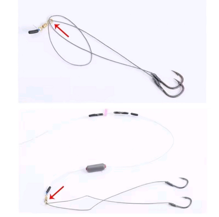 낚시 쌍 바늘 붕어 메기 잉어 향어 민물 대낚 원투 릴--6