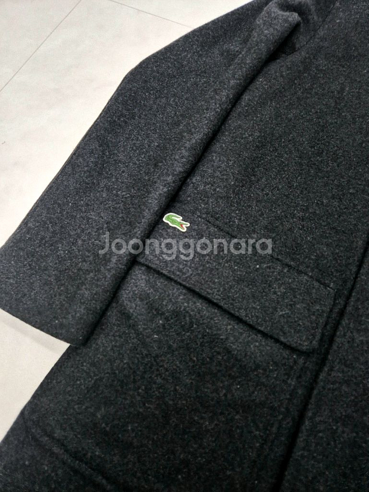 [M]<라코스테 라이브>다크그레이 코트--3