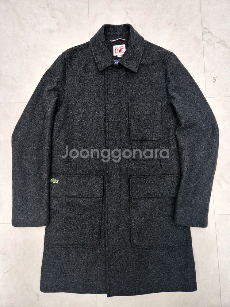 [M]<라코스테 라이브>다크그레이 코트--10
