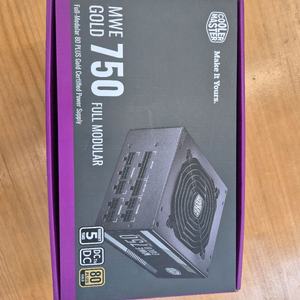쿨러마스터 MWE 골드 750W 풀모듈러 파워 팝니다