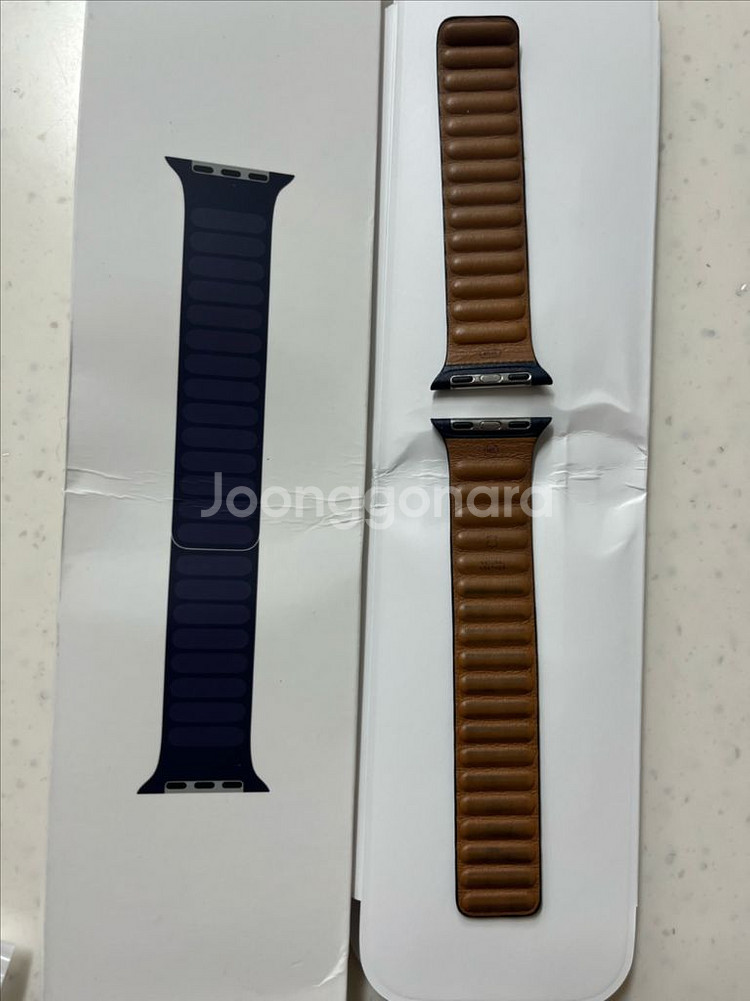 애플워치 정품 레더링크 41mm SS급--1