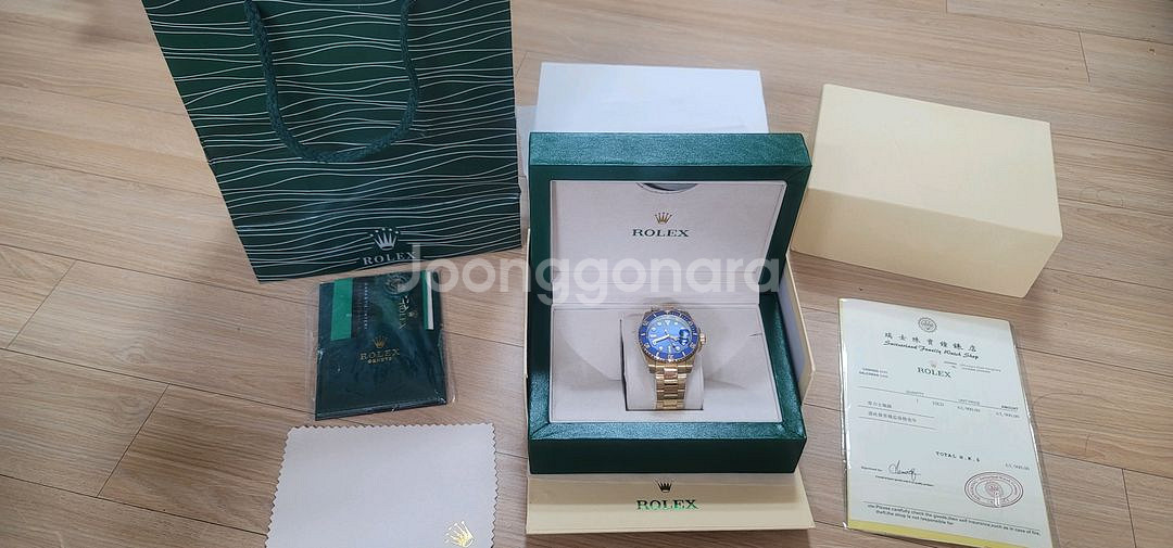 롤렉스 새제품 풀세트 남성 오토 40mm--0