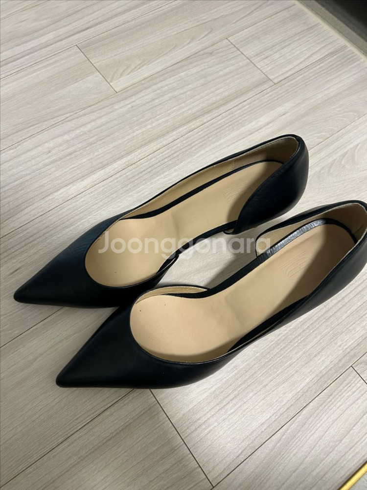 시에 sie 펌프스 블랙 245 굽7센치--1