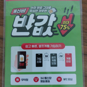 LG Hello Mobile 헬로모바일 반값 유심