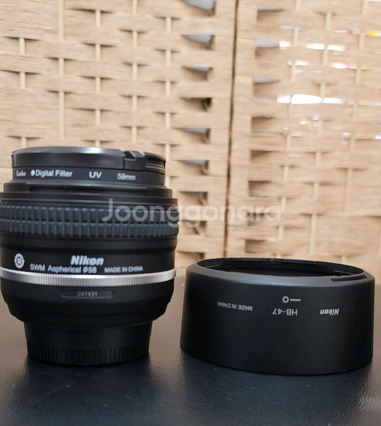 니콘/정품 af-s 50mm f1.8g se A급--3