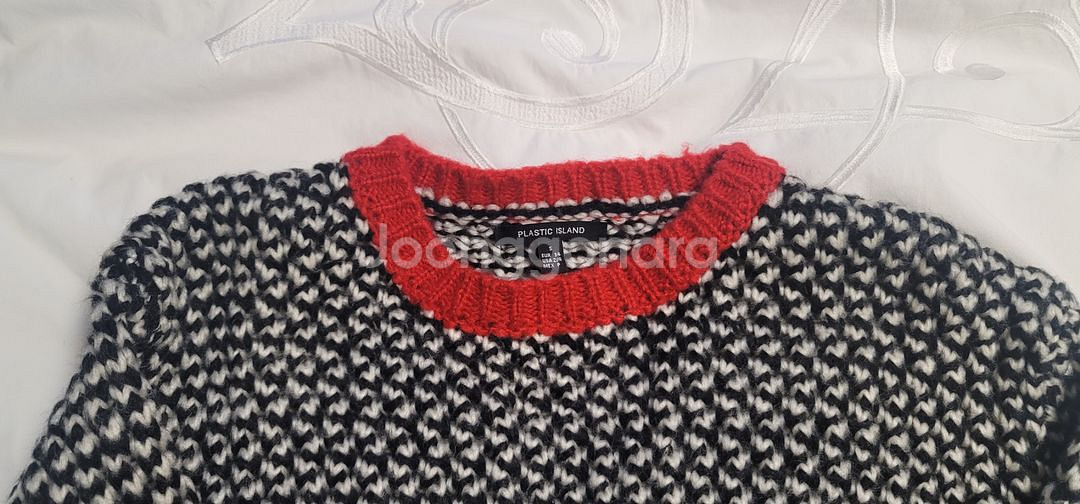 플라스틱아일랜드 니트(사이즈 S)--1