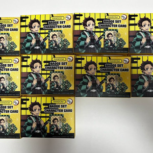 귀멸의칼날 cgv 뱃지 1탄 일괄 미개봉