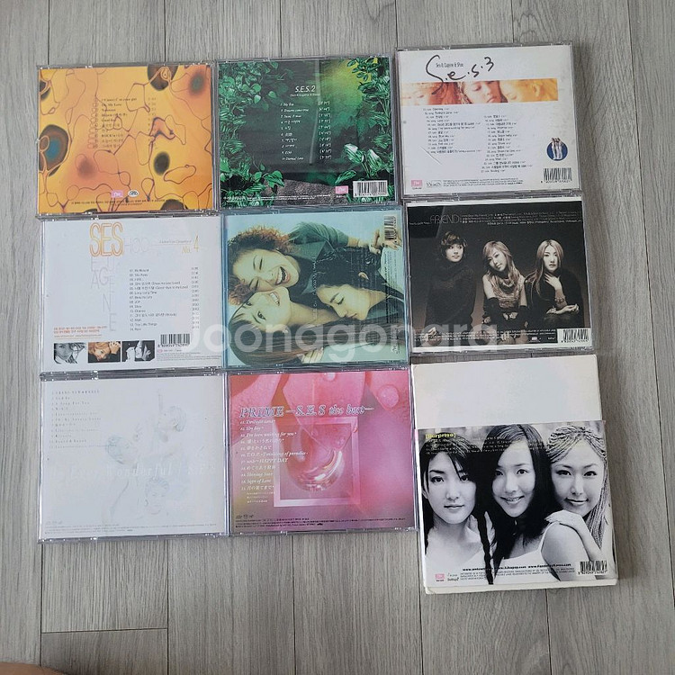 S.E.S. 에스이에스 cd 및 키세트 테이프 일괄--1