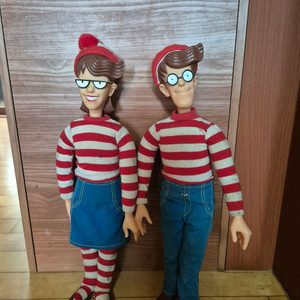 빈티지 월리를 찾아라의 월리 피규어 인형