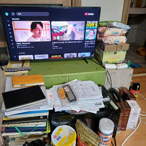삼성32인치QLED 최첨단스마트 더프레임TV팝니다.