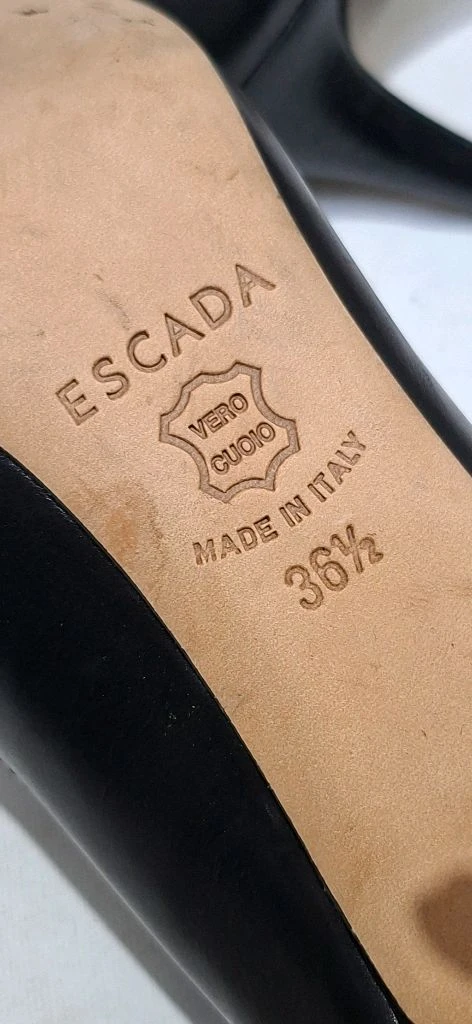 235 정품 에스까다 여자구두 오픈토구두 이미지
