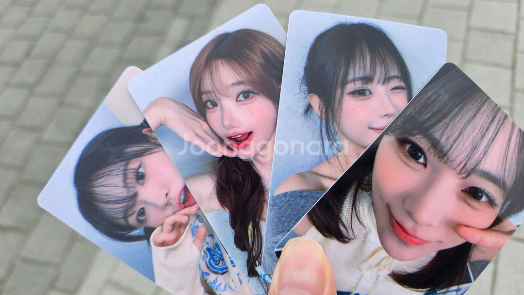 qwer 스내피즘 포토카드 쵸단 마젠타 히나 시연--0