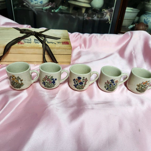 빈티지 에스프레소 커피잔 5개일괄판매.