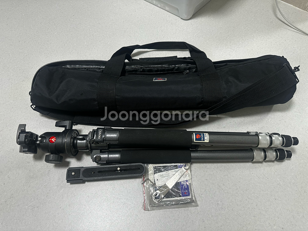 Benro A-228 삼각대 Manfrotto 헤드--0