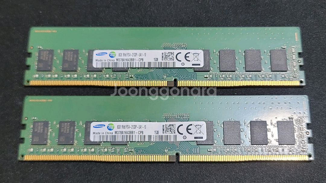 삼성 DDR4 2132 B다이 16G 2장,8G 2장--4