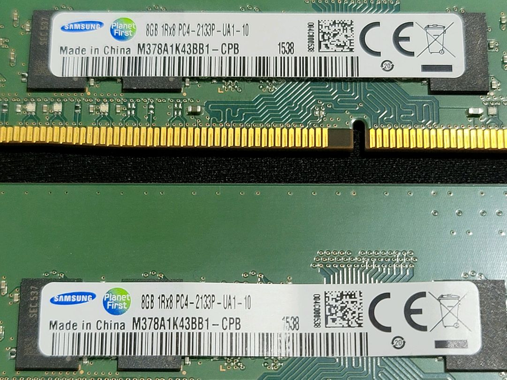 삼성 DDR4 2132 B다이 16G 2장,8G 2장--6
