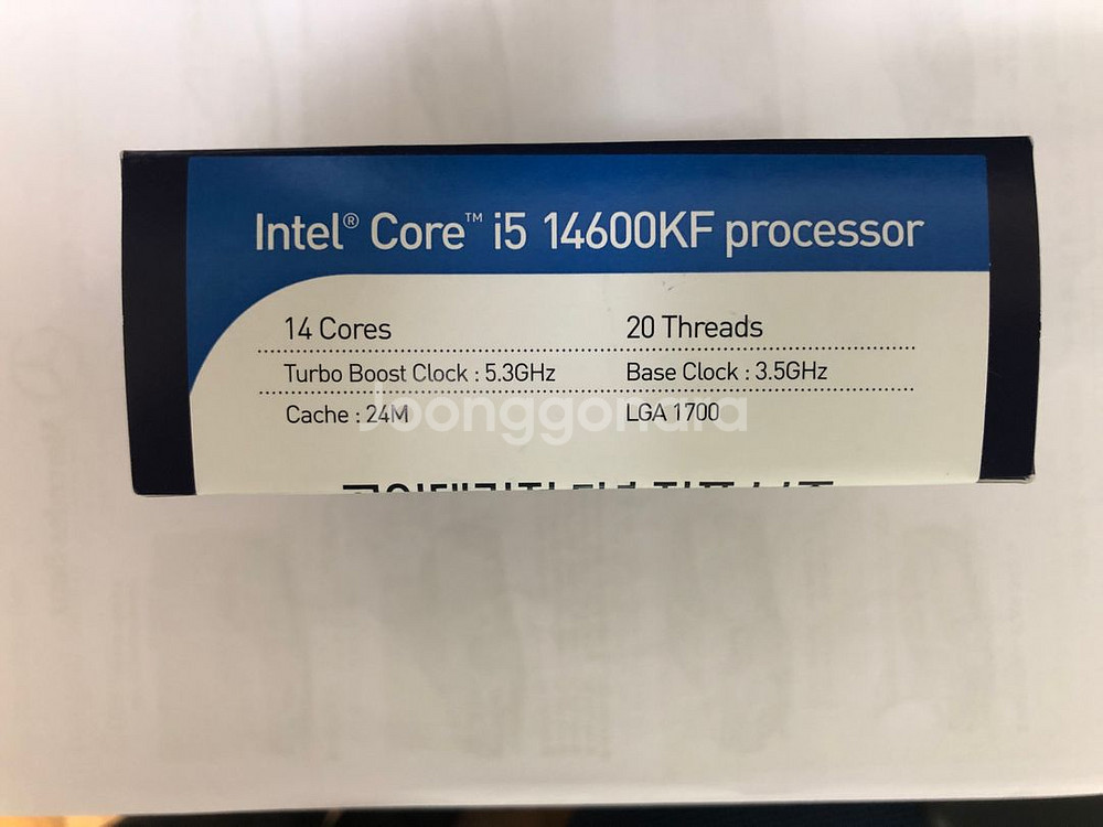 인텔 14세대 i5 14600kf cpu 팝니다--0