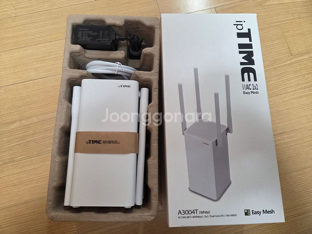 iptime 아이피타임 유무선공유기 A3004T 화이트--0