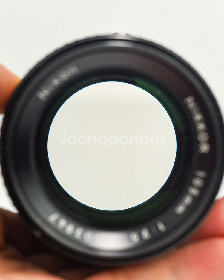 니콘 MF 105mm F2.5 AI-S 수동렌즈--4
