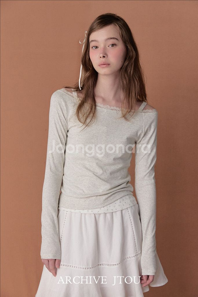 제이투유 실켓 보트넥티셔츠 /르플레인 릴리코츠--0