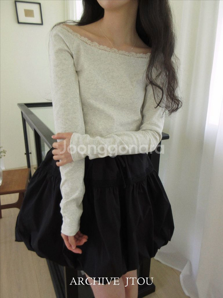 제이투유 실켓 보트넥티셔츠 /르플레인 릴리코츠--8