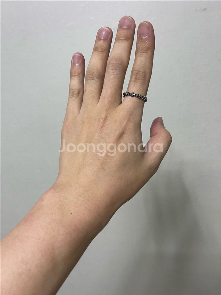크롬하츠 반지 타이니크로스링 22호 새상품--0