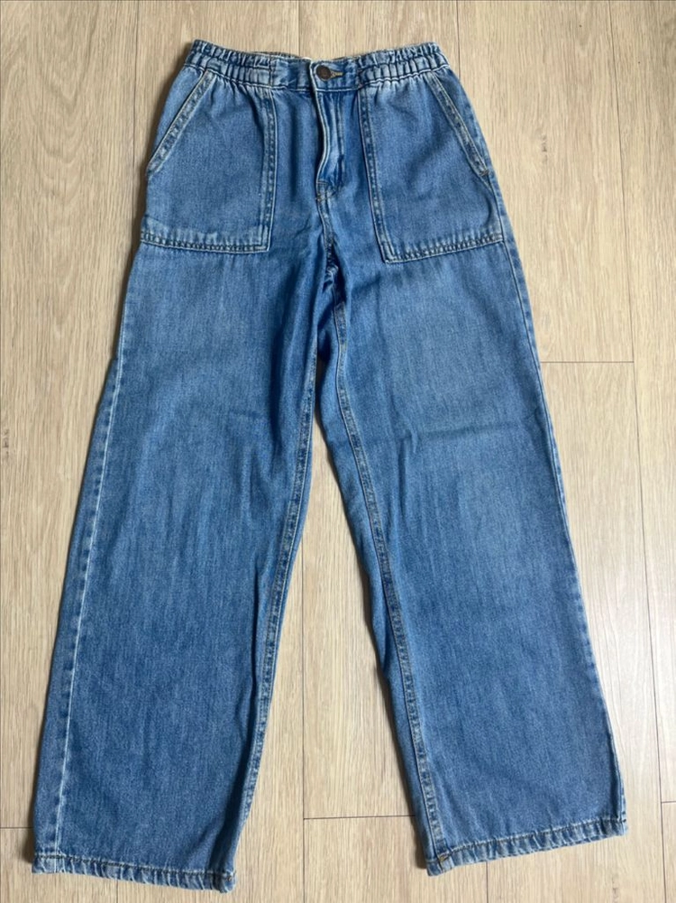 자라 키즈 여아 청바지 이미지