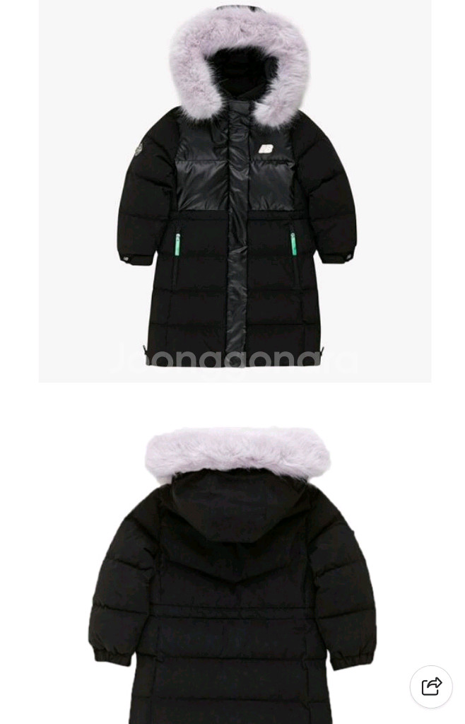 키즈 뉴발란스 구스 패딩 140 사이즈--3