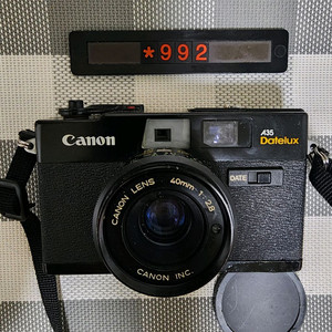 캐논 A 35 데이트룩스 필름카메라
