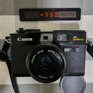 캐논 A 35 데이트룩스 필름카메라