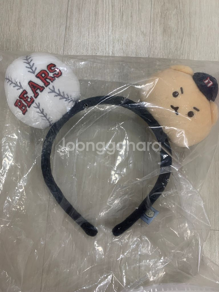 두산베어스 망곰 머리띠--0