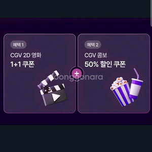 cgv1+1 & 콤보 50%