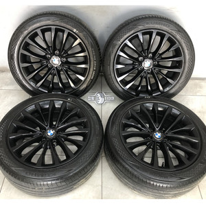BMW 5시리즈 럭셔리 18인치 블랙 휠 타이어