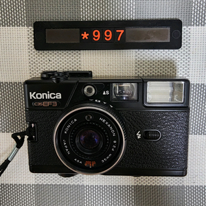 코니카 EF3 블랙 필름카메라