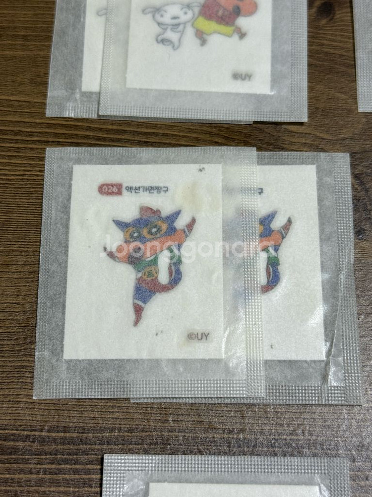 짱구는 못말려 젤리 띠부씰 미개봉 10장 일괄 판매--3