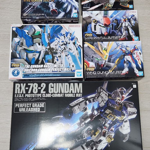 PG 언리쉬드 건담, MGSD 윙, RG유니콘 퍼펙티