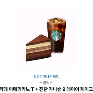 스타벅스 카페 아메리카노 T + 진한 가나슈 9